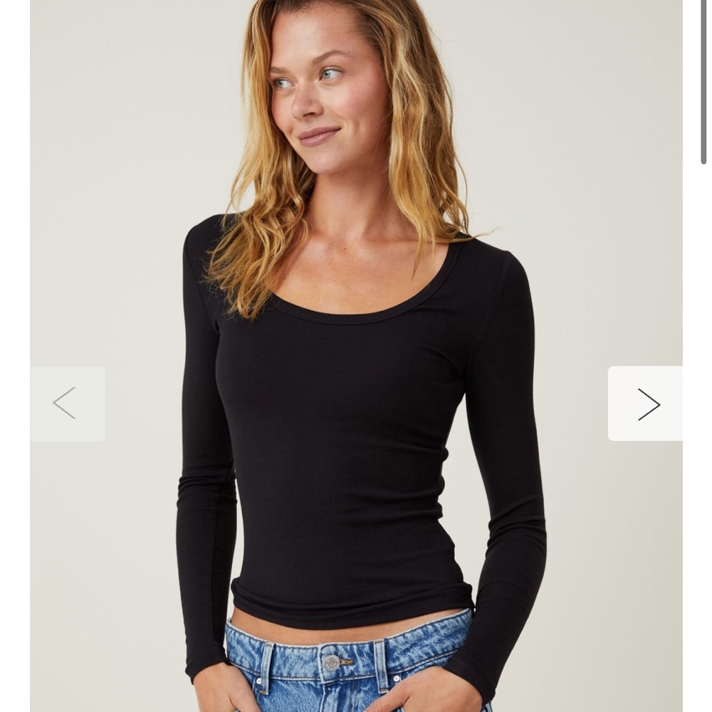 black cotton on long sleeve